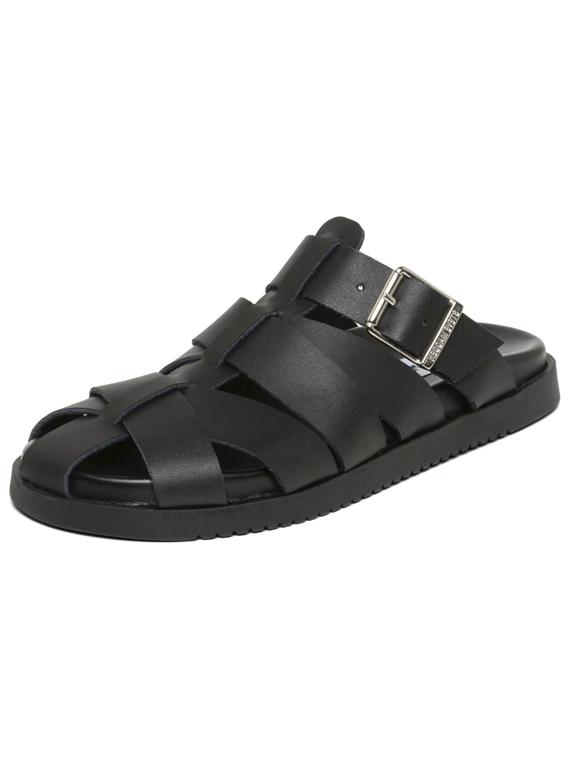 STEVE MADDEN Pantoletten in Schwarz: Vorderseite