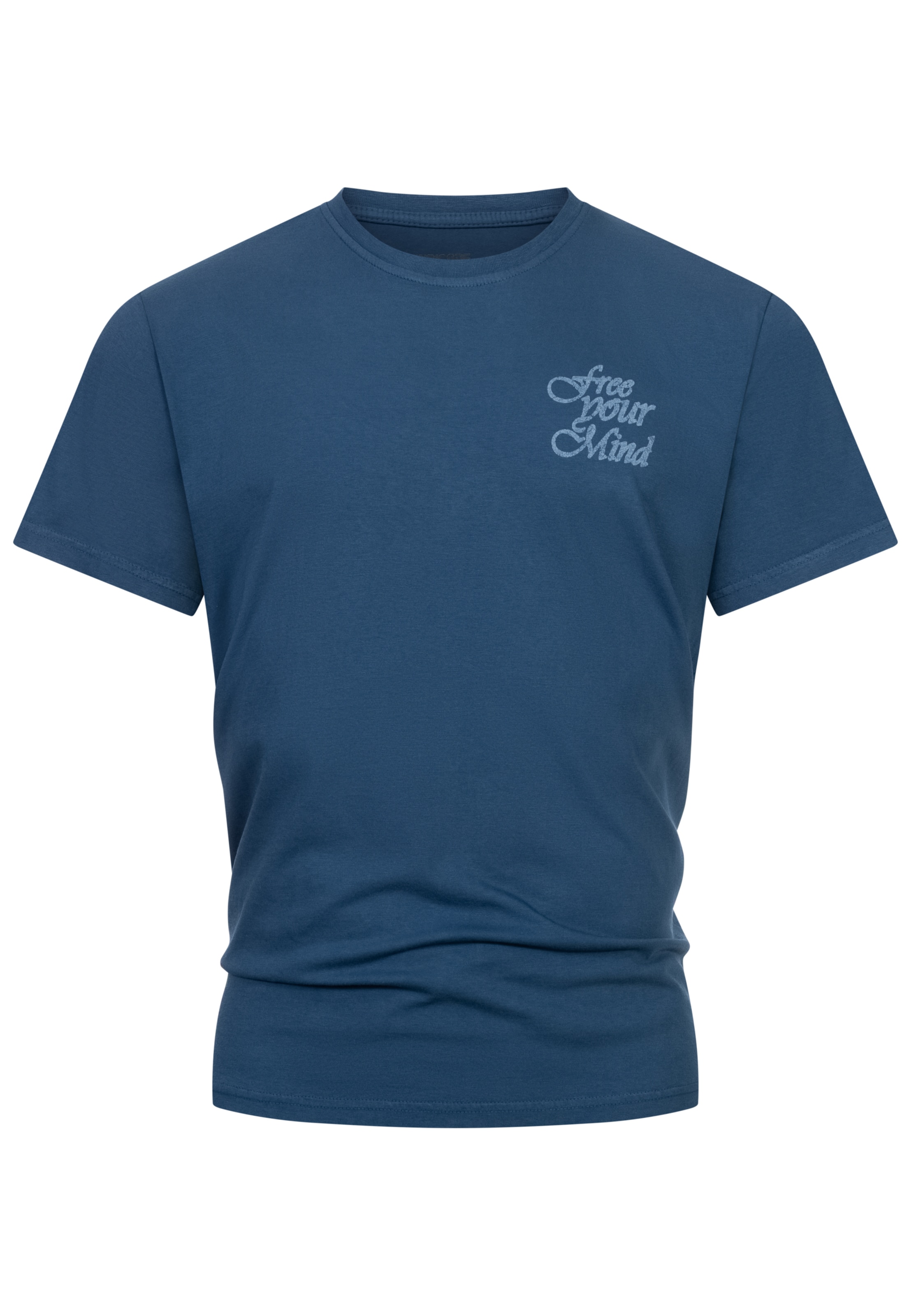 INDICODE JEANS Shirt 'Blank' in Blauw: voorkant