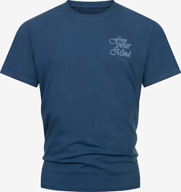 INDICODE JEANS Shirt 'Blank' in Blue: front