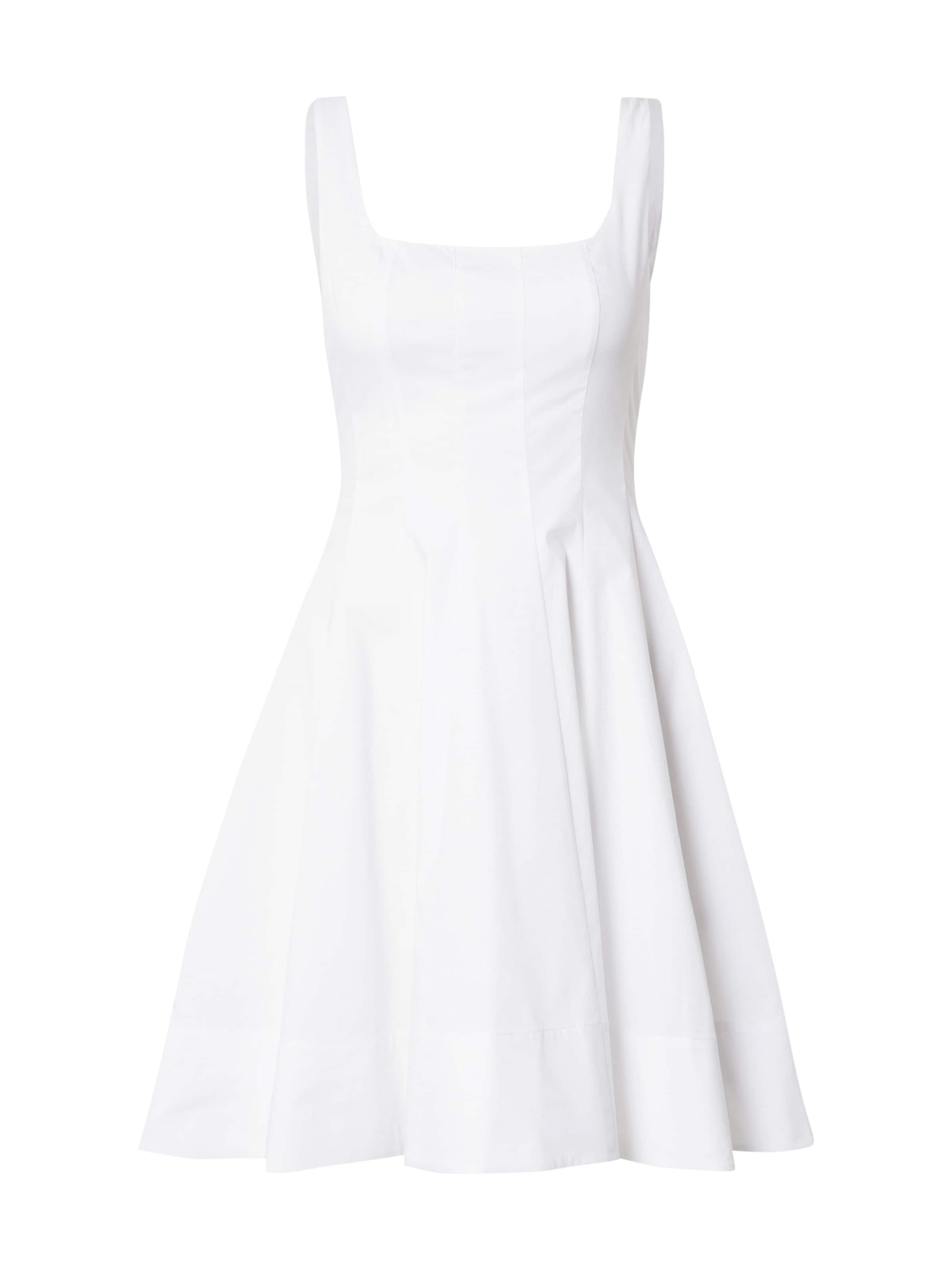 Robe d’été Staud en blanc : devant