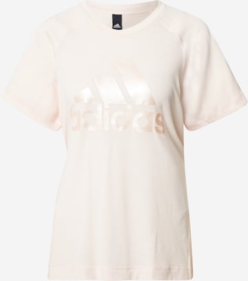 T-shirt fonctionnel ADIDAS SPORTSWEAR en rose : devant