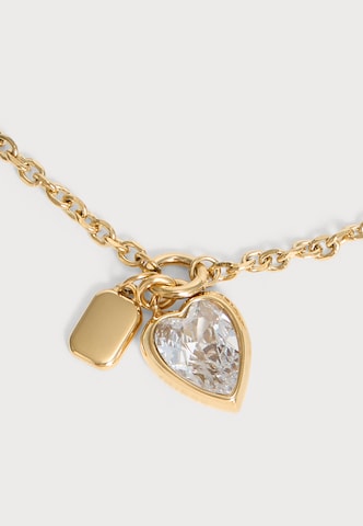 GUESS - Pulsera 'CRYSTAL LOVE' en oro
