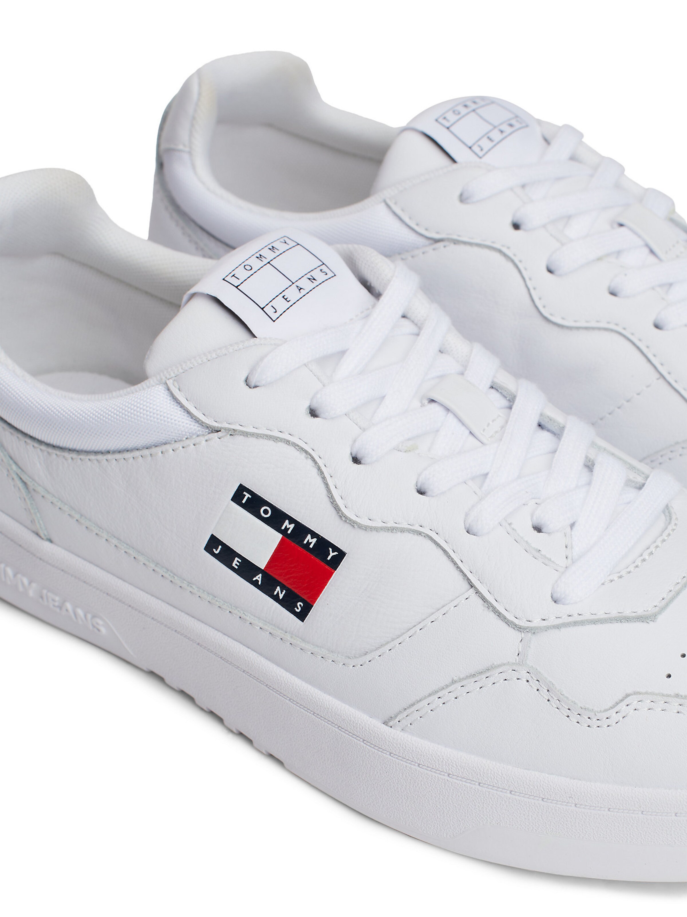 Tommy Jeans - Zapatillas deportivas bajas 'Ess' en blanco