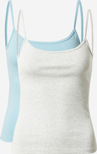 WEEKDAY Top in Light blue / mottled grey, Item view