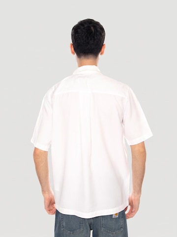 Fit confort Chemise 'RHYS_MS SHIRT OGG WHITE' elvine en blanc