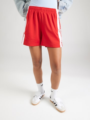 ADIDAS ORIGINALS Свободный крой Штаны 'ADIBREAK' в Красный: спереди