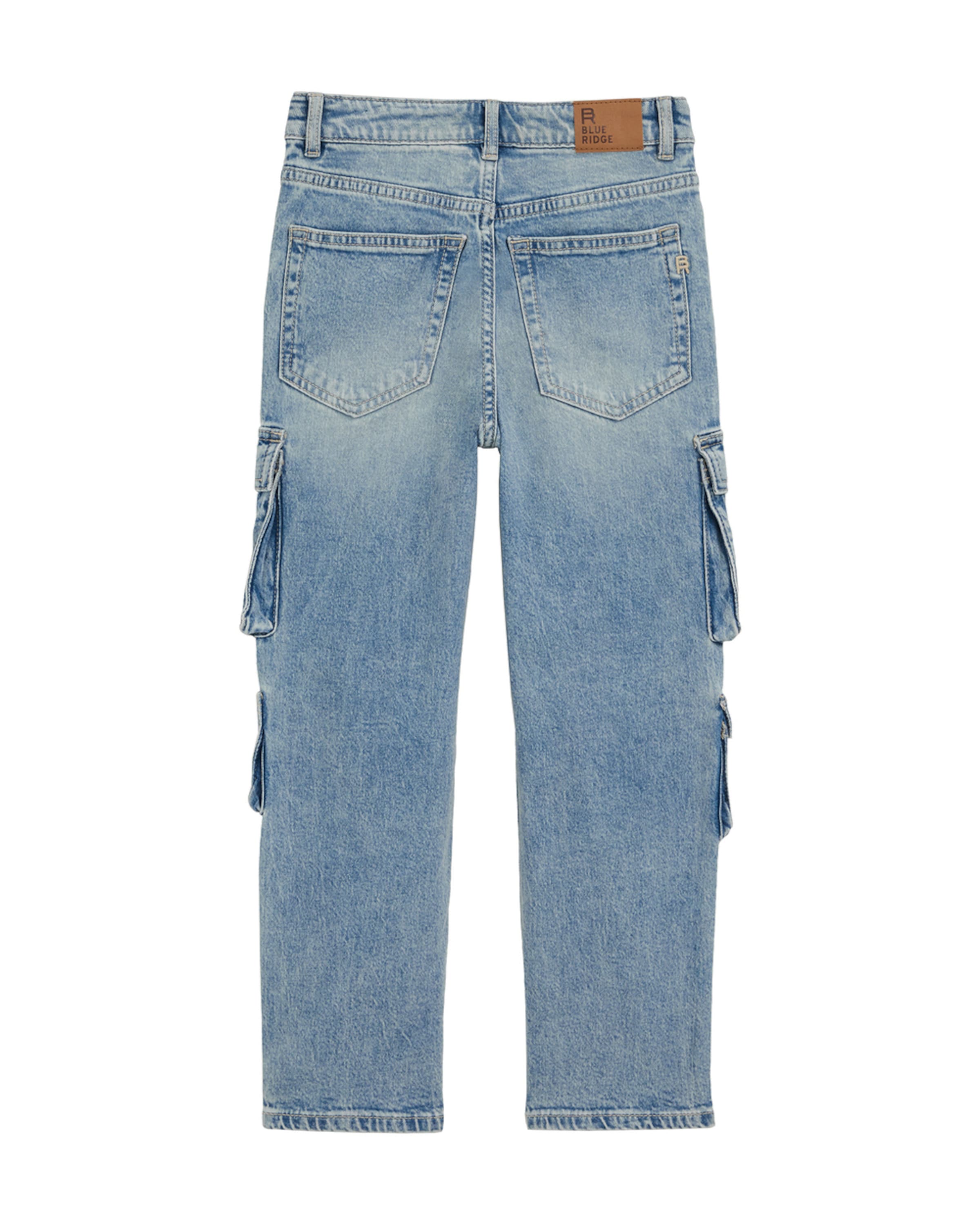 WE Fashion Loosefit Jeans i blå