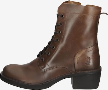 FLY LONDON Lace-Up Ankle Boots in Brown