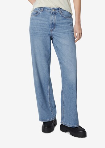 Marc O'Polo Loosefit Jeans in Blauw: voorkant