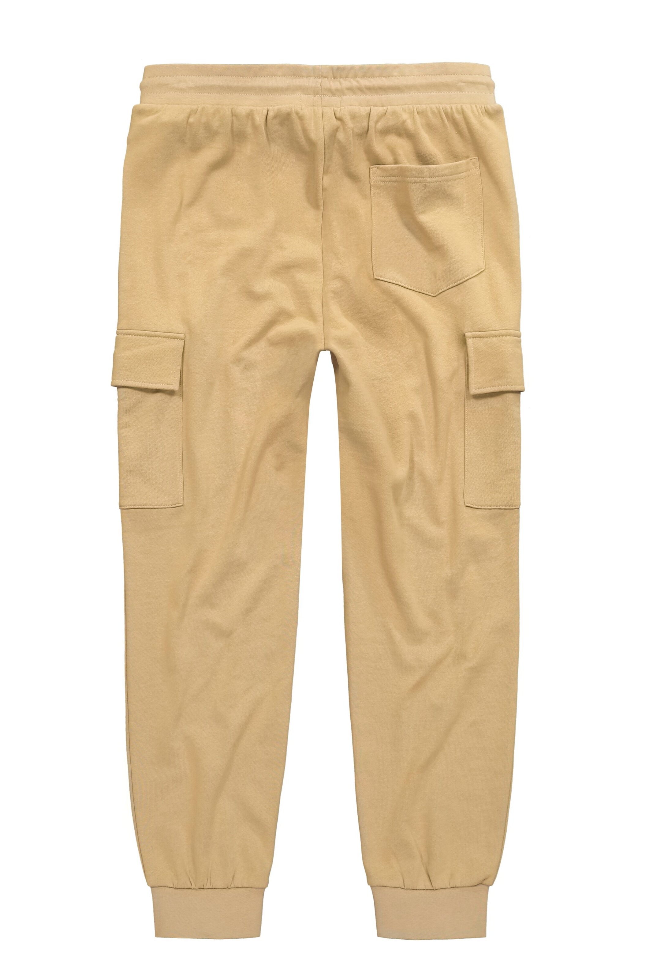 Men Plus Tapered Cargobroek in Beige