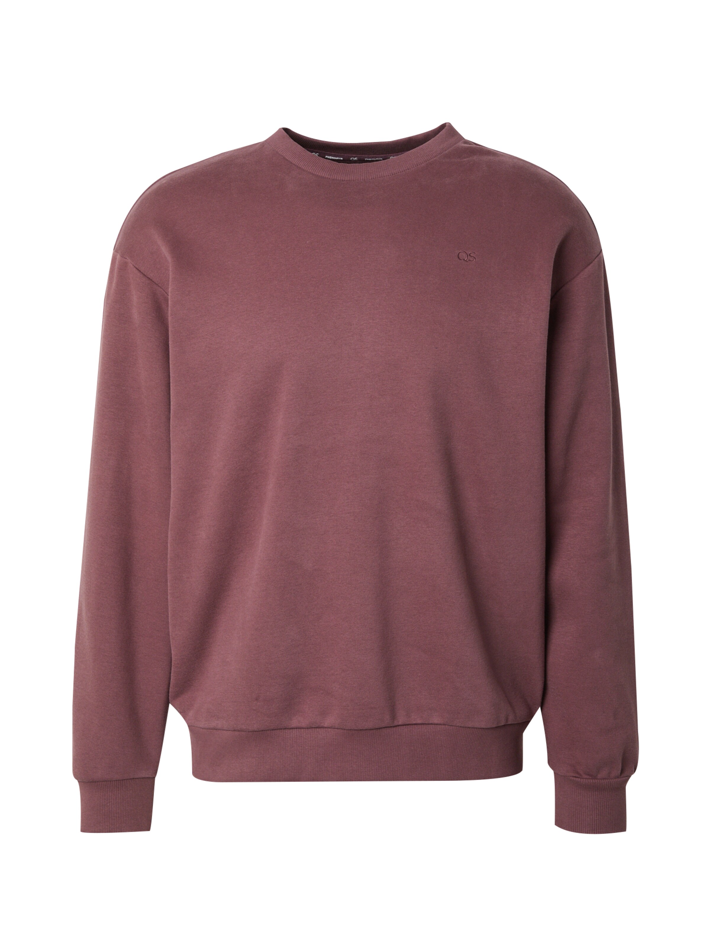 QS Sweatshirt in Lila: voorkant