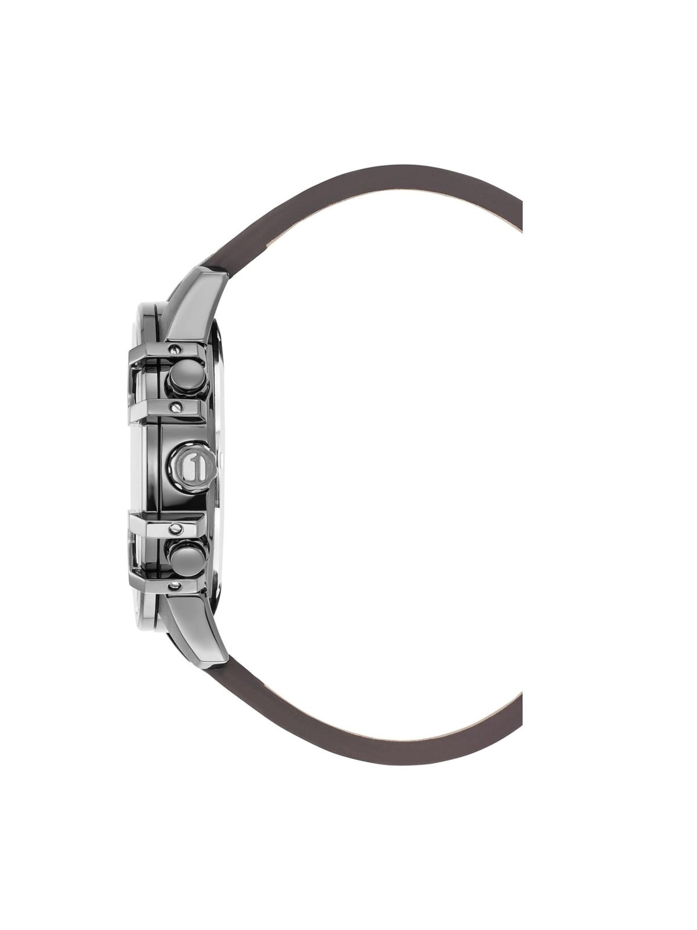 G-STAR Analogové hodinky 'Function watch Bend3D' – hnědá