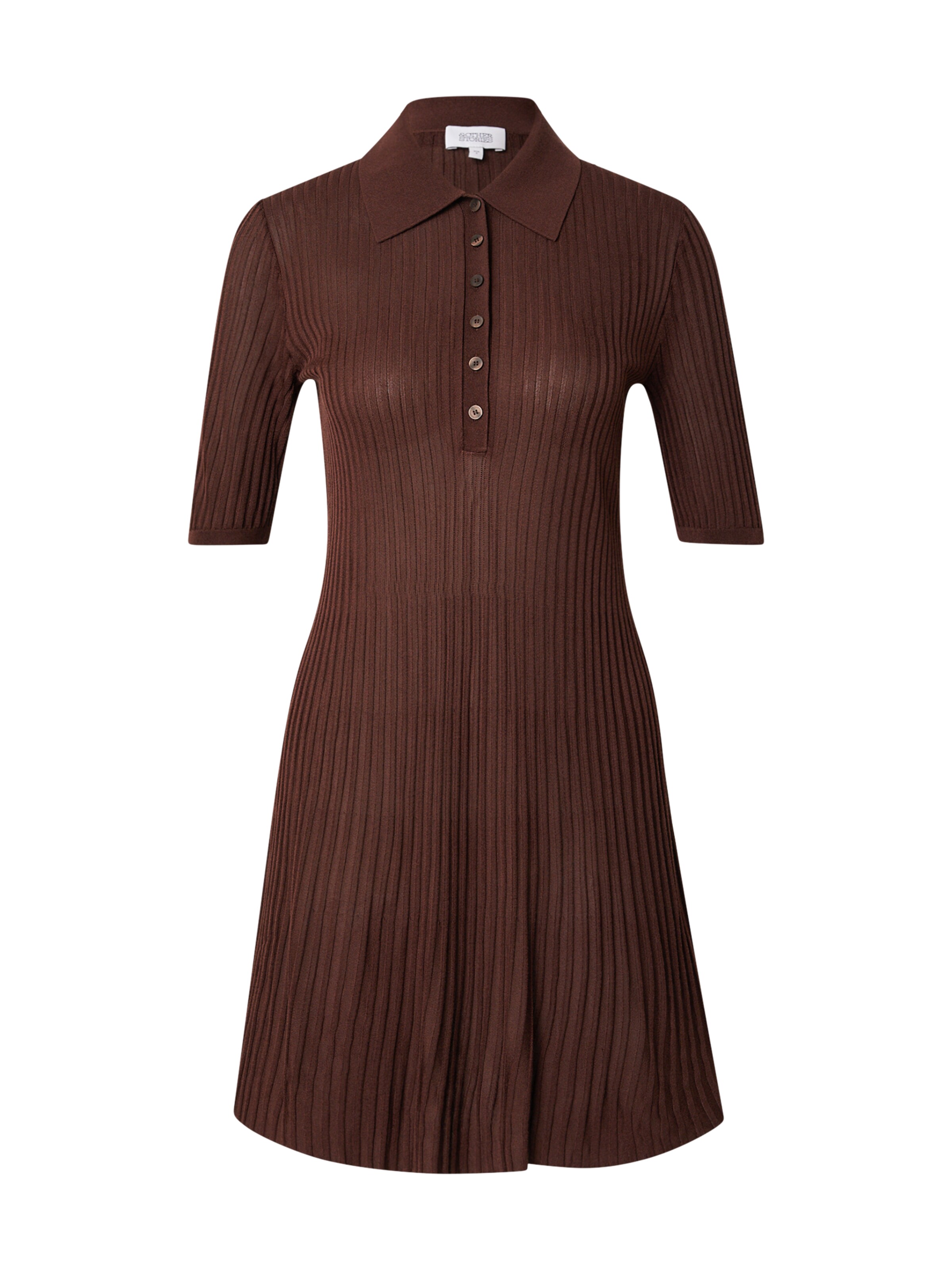 & Other Stories Kleid in Braun: Vorderseite