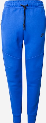 Nike Sportswear Pants 'TCH FLC' in Blue: front