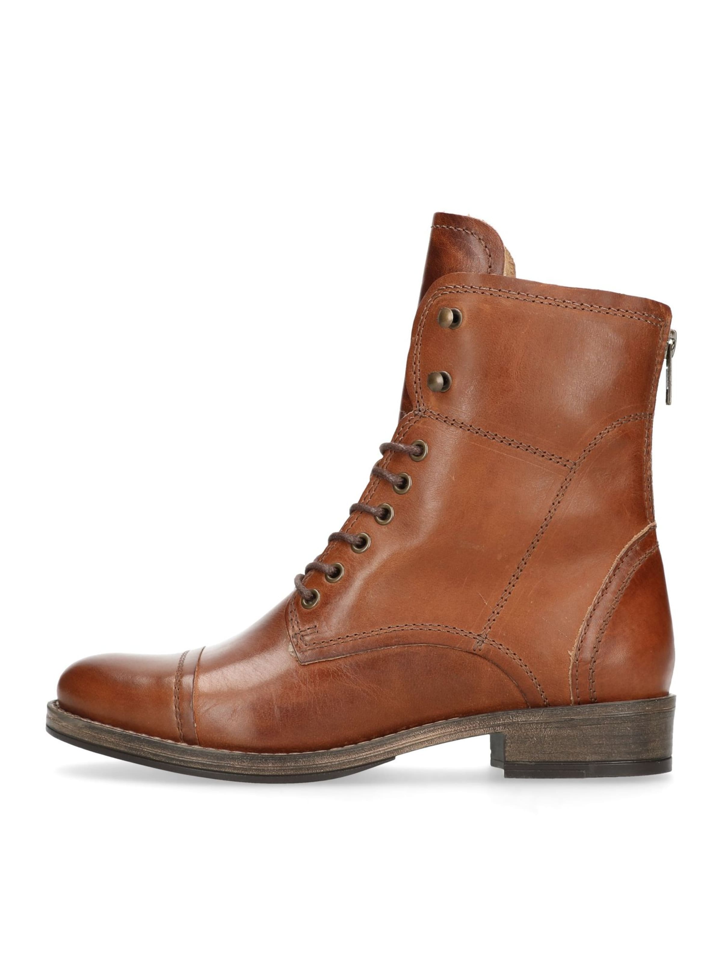 MANFIELD Stiefelette in Braun: Vorderseite