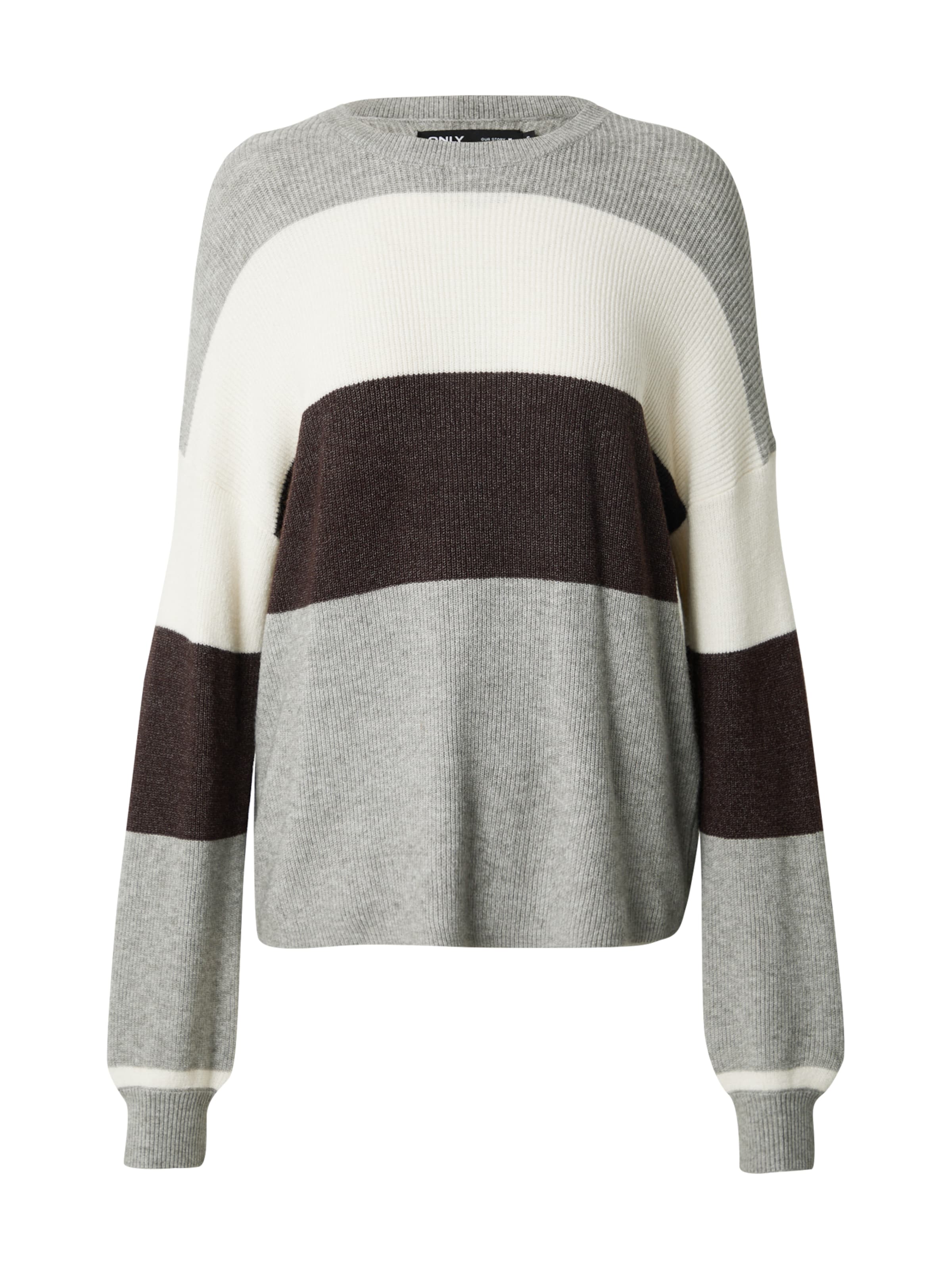 ONLY Pulover 'ONLATIA' | siva barva: sprednja stran