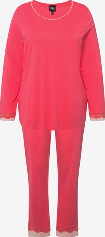 Ulla Popken Pyjama in Rood: voorkant