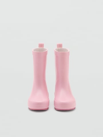 MANGO KIDS Gummistøvler i pink