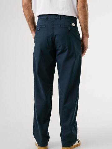 Regular Pantalon à plis Pepe Jeans en bleu