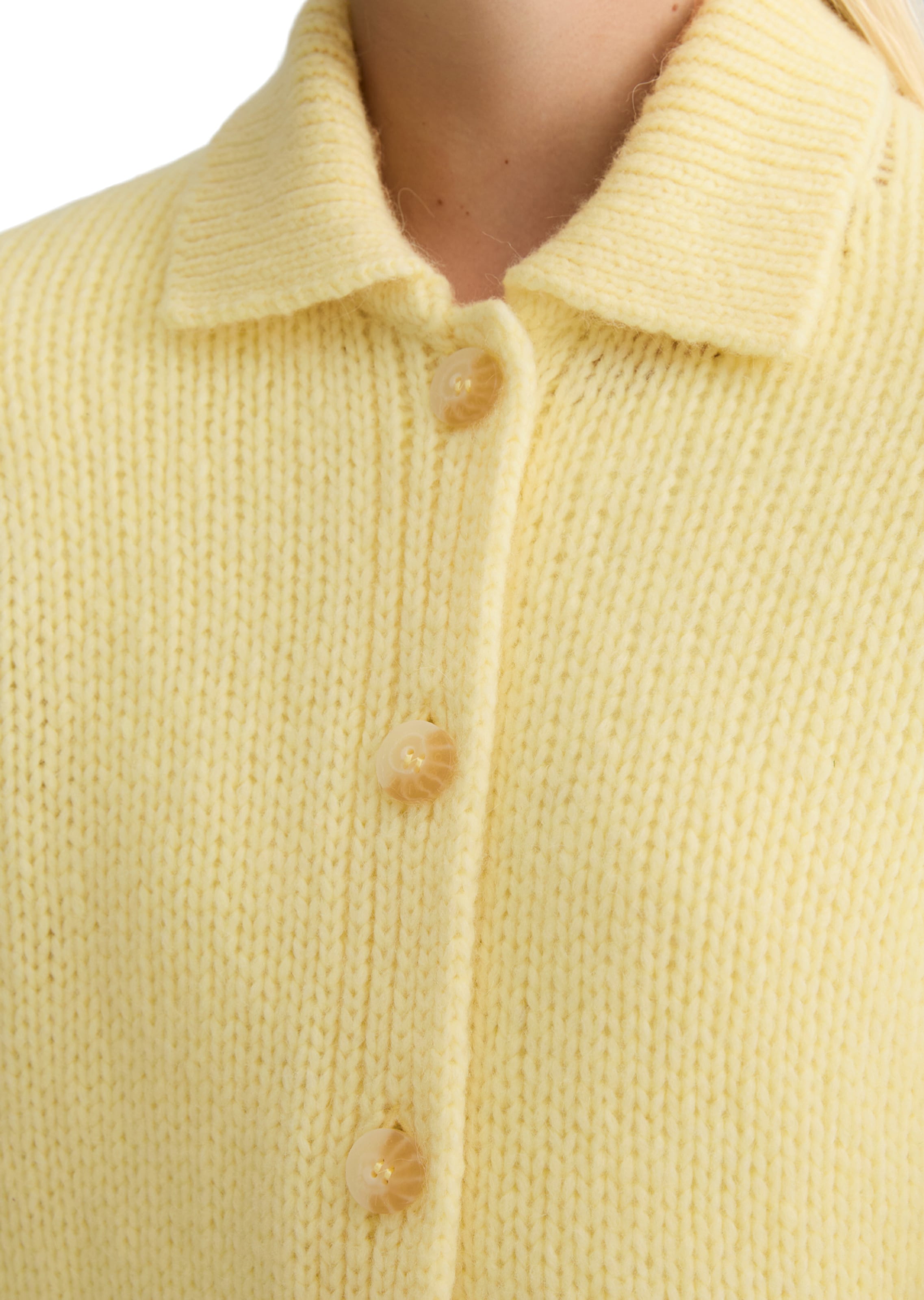 Marc O'Polo DENIM Strickjacke in Gelb
