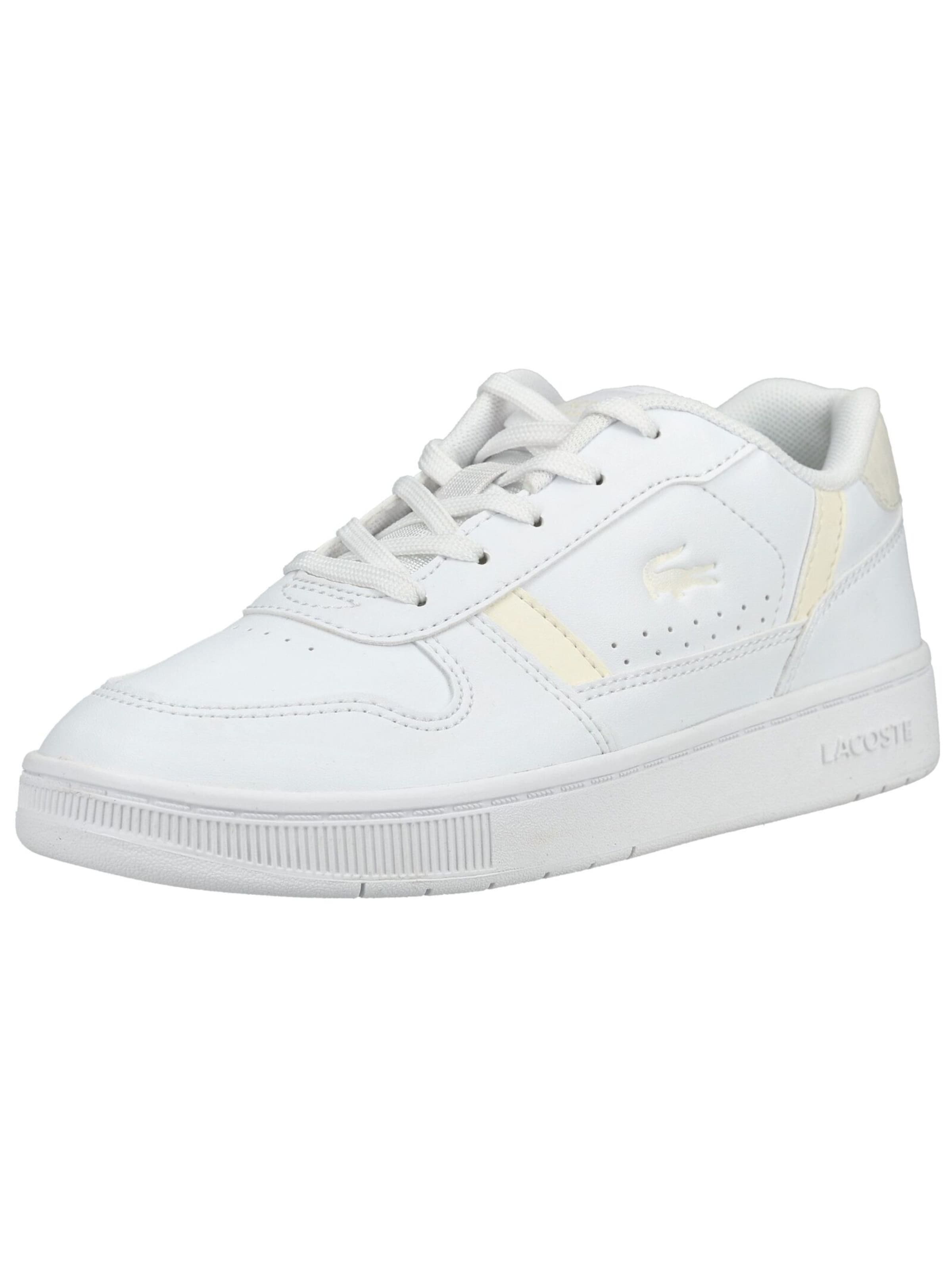 Baskets LACOSTE en blanc : devant