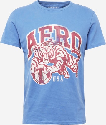 AÉROPOSTALE T-Shirt 'TIGERS' in Blau: predná strana