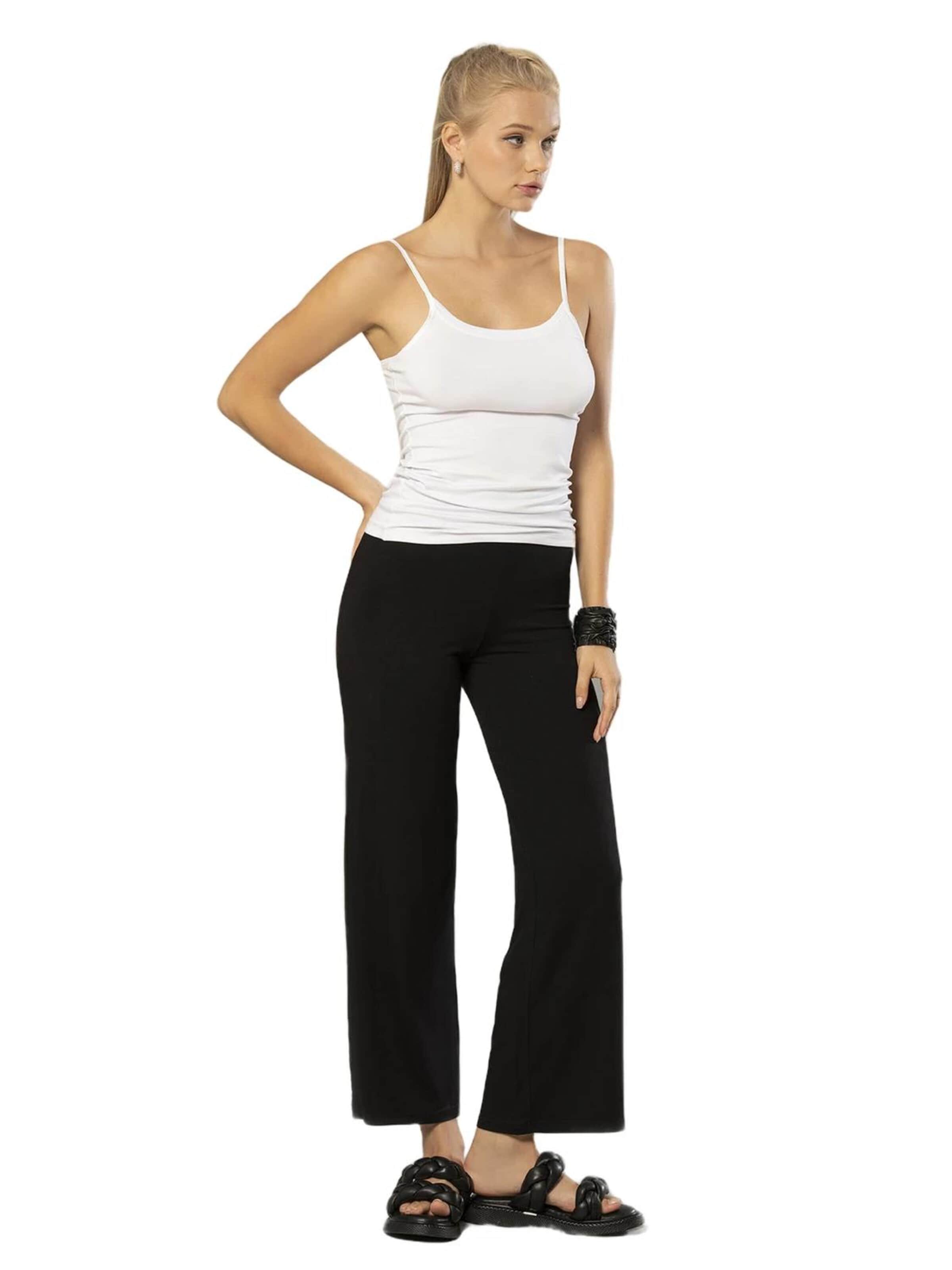 Loosefit Pantalon Erdem en noir