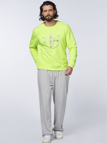 CHIEMSEE Regular Fit Sportsweatshirt in Gelb