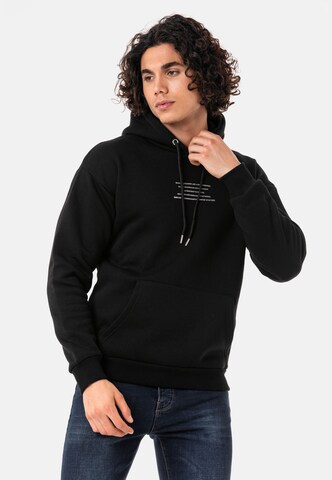 Redbridge Sweatshirt 'Dont Deserve' in Black: front