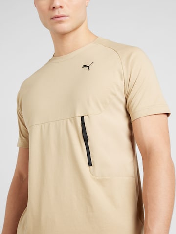 T-Shirt fonctionnel PUMA en marron