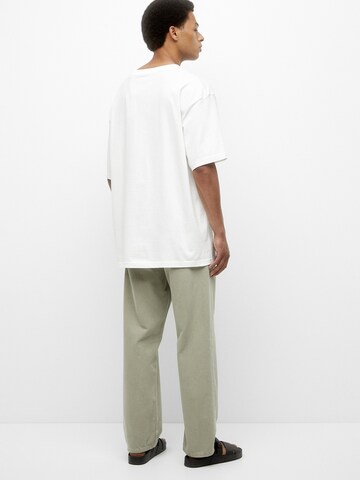 T-Shirt Pull&Bear en blanc