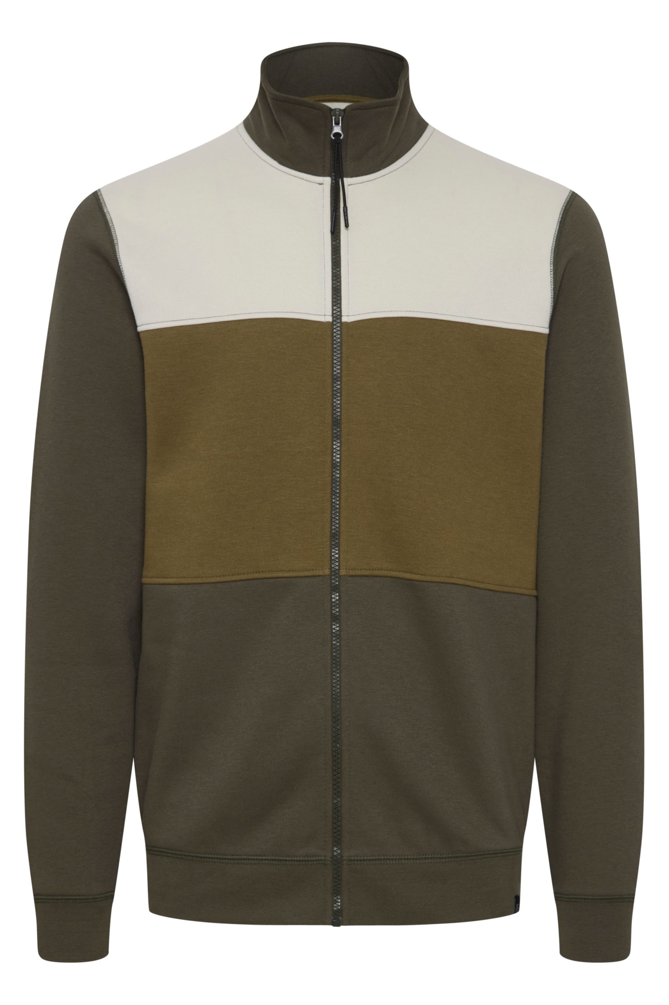 Giacca di felpa 'Block' di BLEND in marrone: frontale