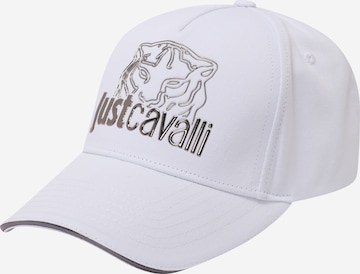 Casquette Just Cavalli en blanc : devant