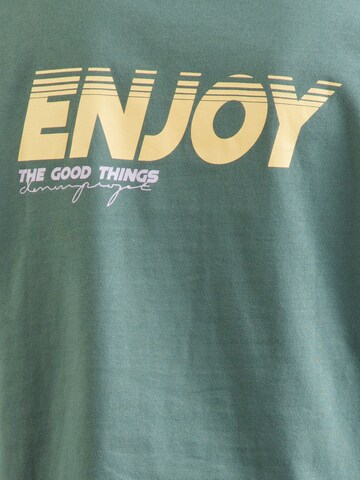 Denim Project Shirt 'Enjoy' in Green