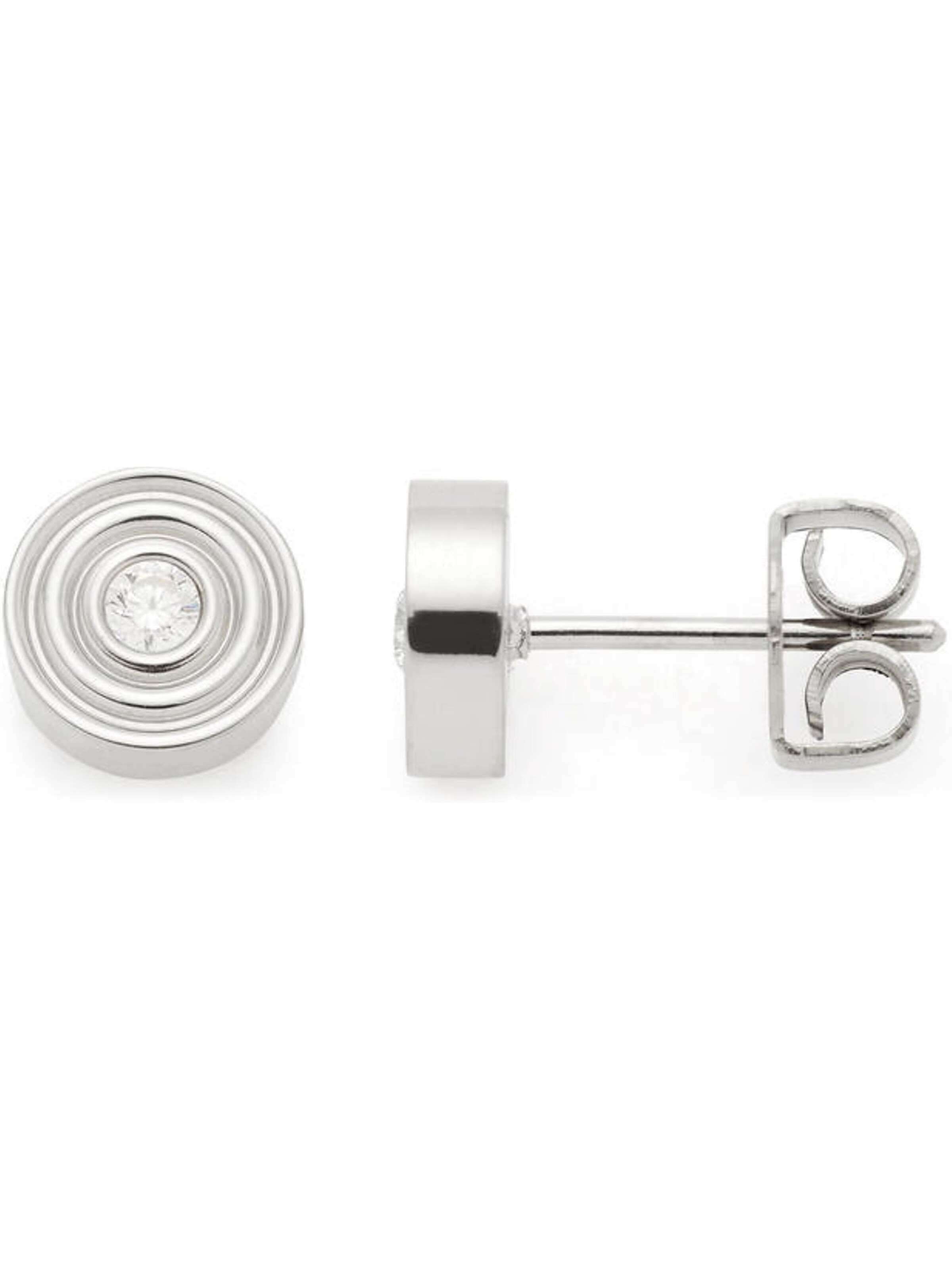 LEONARDO Earrings in Silver: front