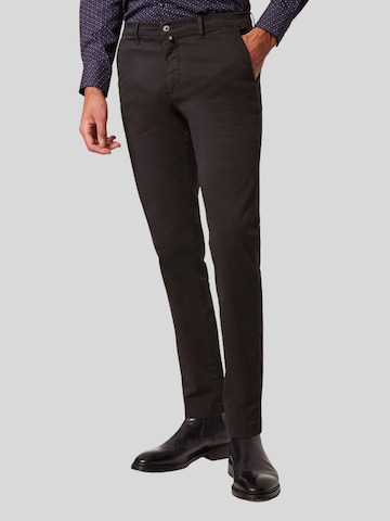 PIERRE CARDIN Slimfit Chinohose 'PC-Colmar' in Schwarz: Vorderseite