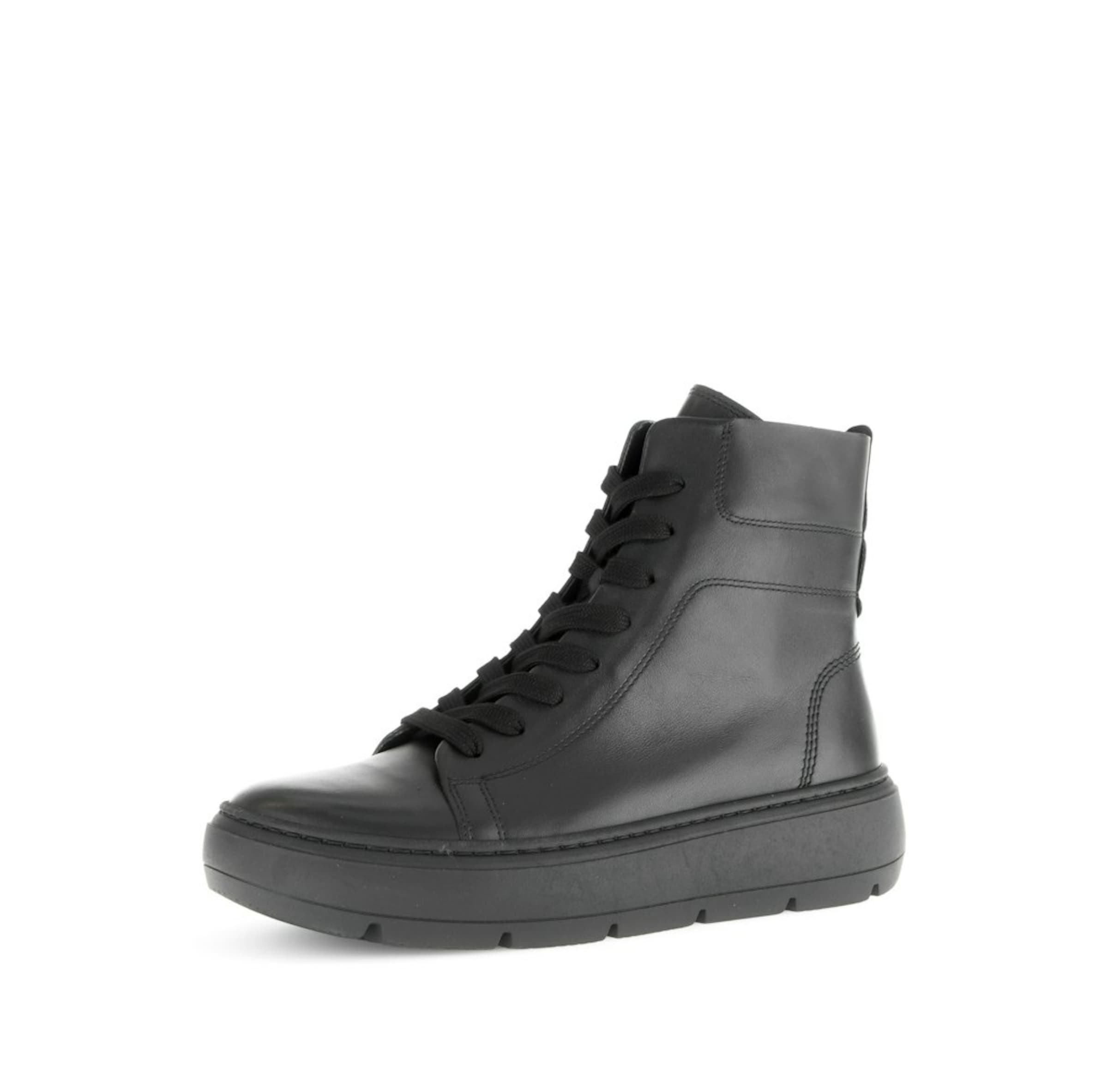 GABOR Veterlaarsjes in Zwart: voorkant