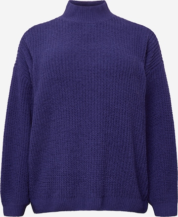 Vero Moda Curve Sweater 'Kaia' in Blue: front