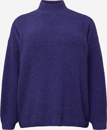 Vero Moda Curve Pullover 'Kaia' i blå: forside