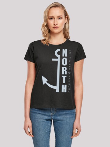 F4NT4STIC Shirt 'North Anker' in Black: front