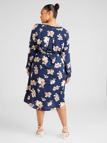 ONLY Carmakoma Shirt dress 'NOVA' in Blue