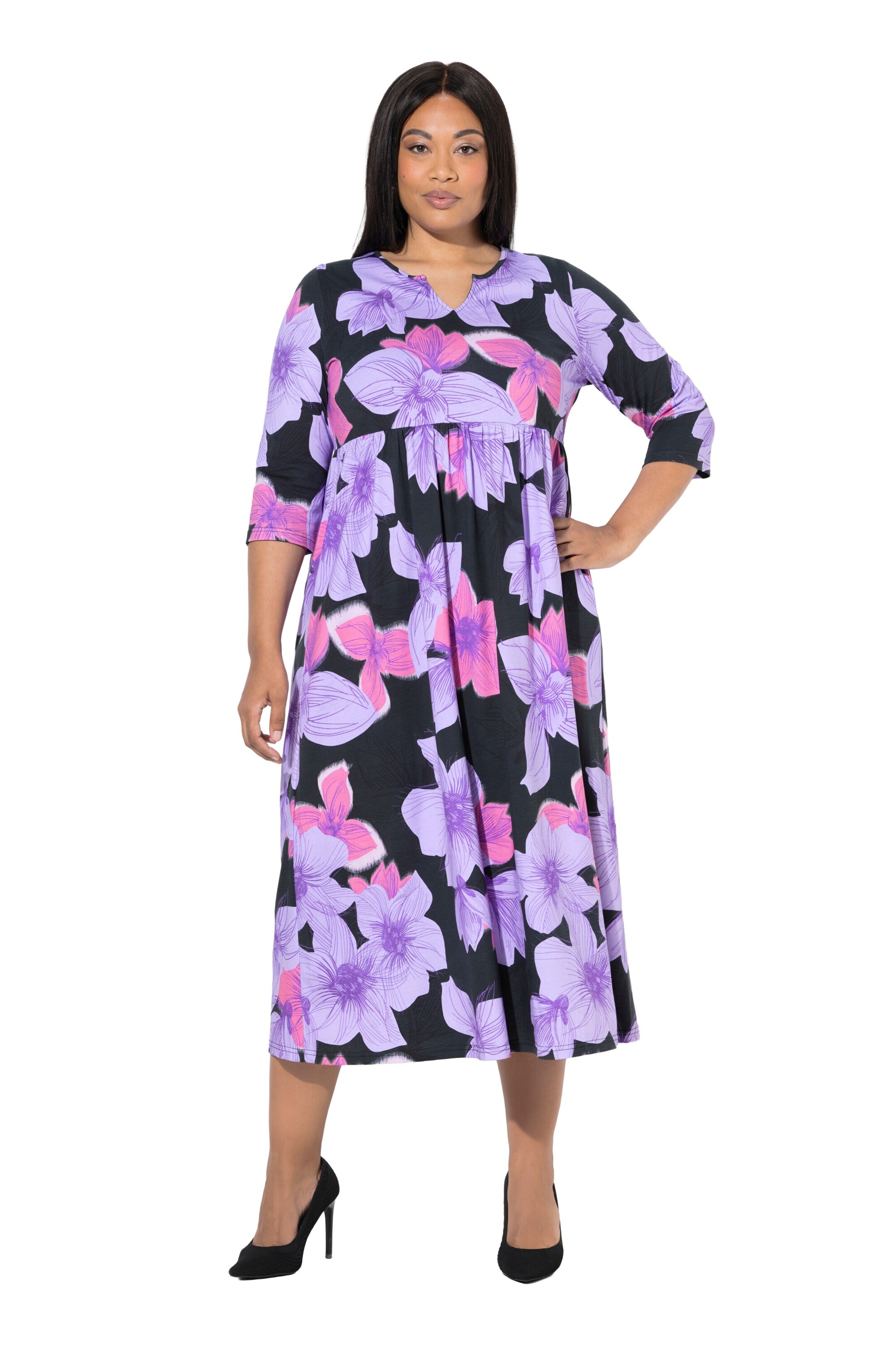 Ulla Popken Dress in Mixed colors: front