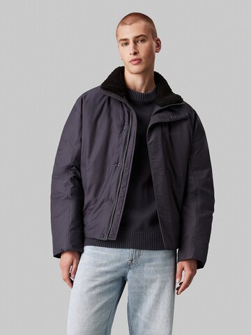 Veste mi-saison Calvin Klein Jeans en gris : devant