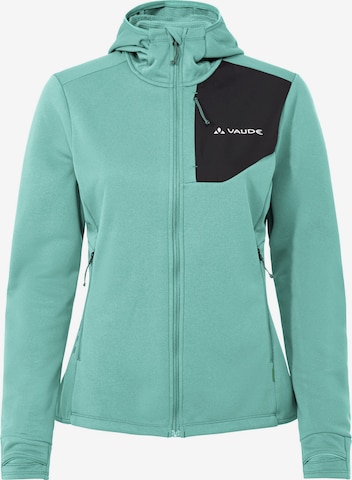 VAUDE Athletic fleece jacket 'Monviso III' in Green: front