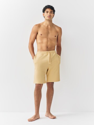 Regular Pantalon Next en jaune : devant