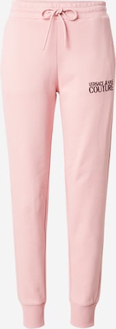 Tapered Pantaloni di Versace Jeans Couture in rosa: frontale