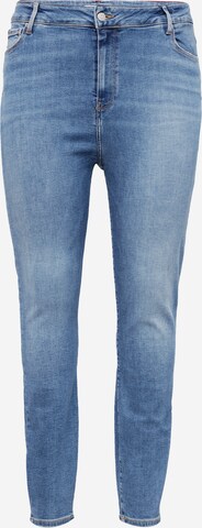 Skinny Jeans 'Harlem' di Tommy Hilfiger Curve in blu: frontale