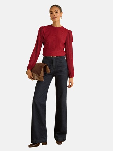 Camicia da donna di love & roses in rosso: frontale