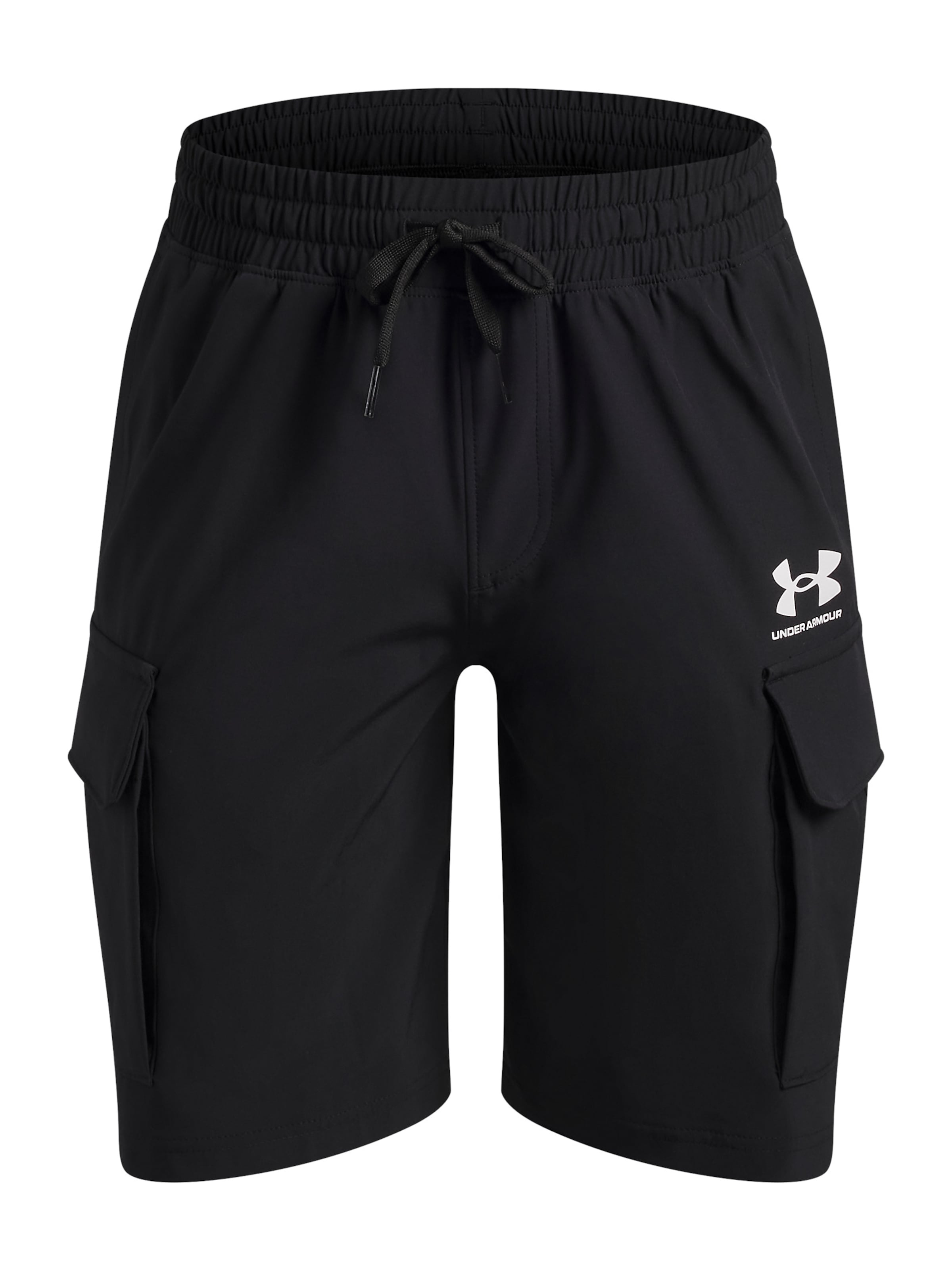 UNDER ARMOUR Regular Sportbroek 'Vibe' in Zwart: voorkant