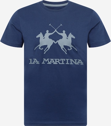 La Martina Shirt in Blauw: voorkant